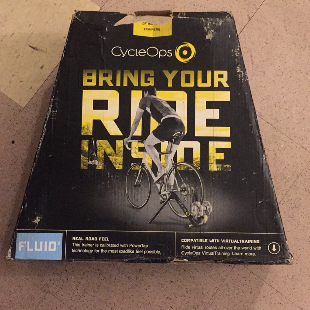 Bike trainer (cycle ops) fluid 2